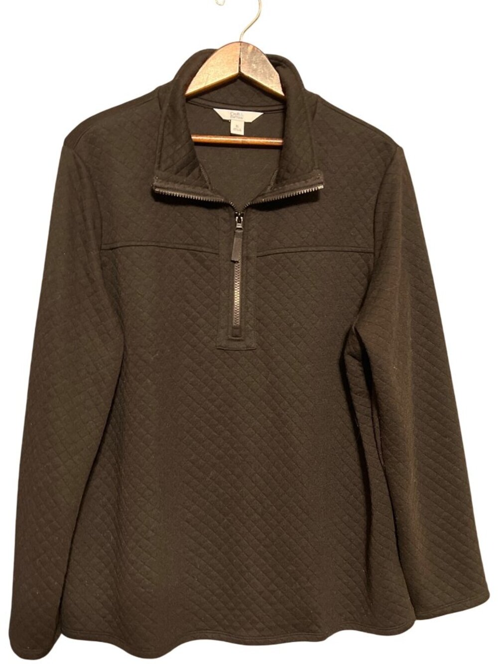 Croft & Barrow Quilted Pullover